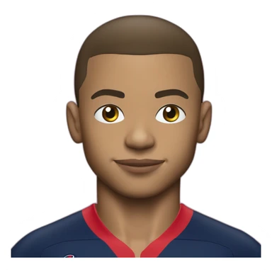Kilian mbappe avec le maillot psg sticker