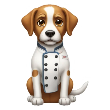 dog cheff sticker