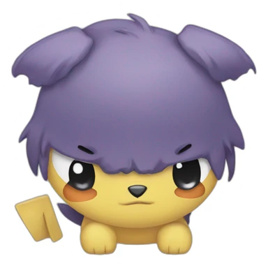 Sad pokémon sticker