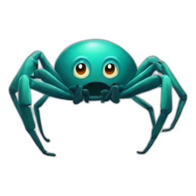 Une araignée au plafond sticker