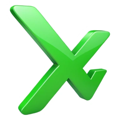 bright green check mark symbol sticker