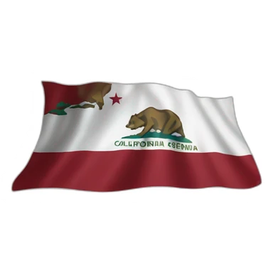 California flag sticker