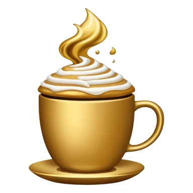 Gold Starbucks coffee sticker