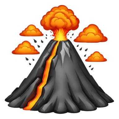 volcano sticker