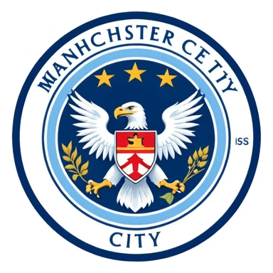Manchester city logo sticker