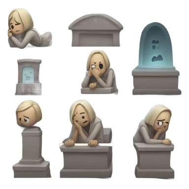 Sad video games sticker