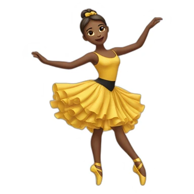 Danseuse de contemporain  sticker