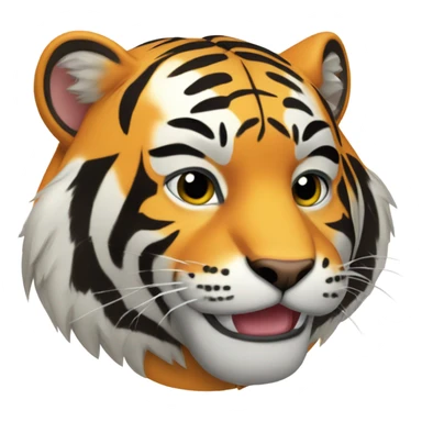Tiger wearing a polo  sticker