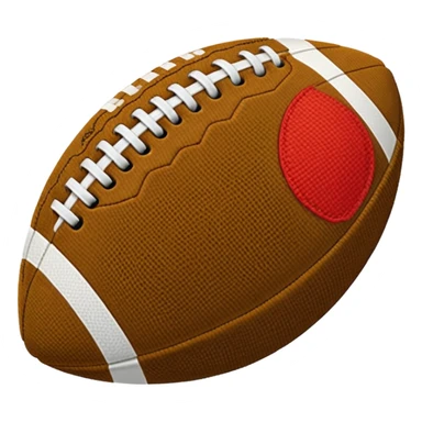 Corduroy football sticker