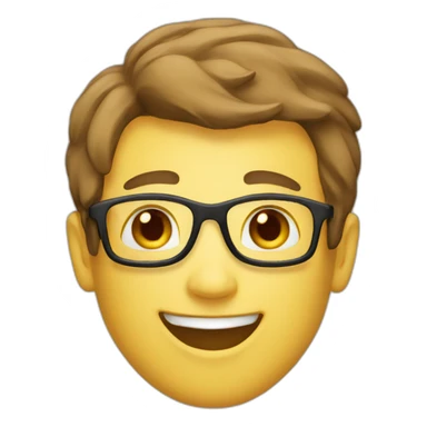 Enjoy head student sticker