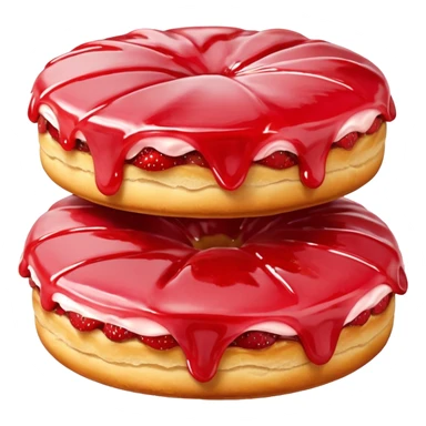 Strawberry Glaze Pastries
 sticker