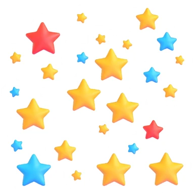 magic stars sticker