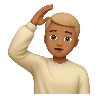 a person doing a dab sticker