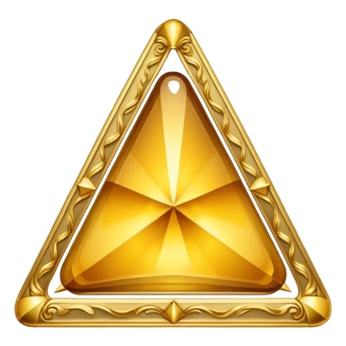 Corona con triangulo sticker