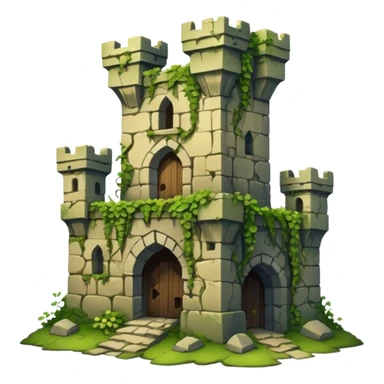 ruined castle sticker
