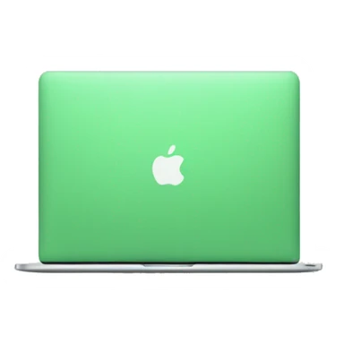 MacBook realistic color light green sticker
