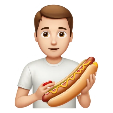 guy holding weiner in hand sticker