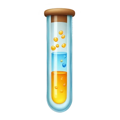 test tube sticker