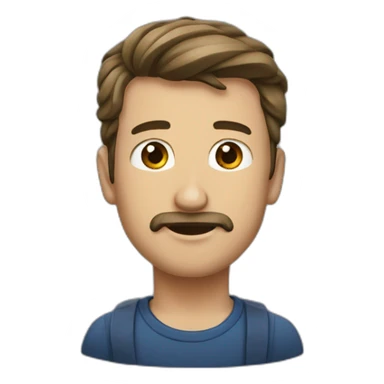 homme maigre sticker