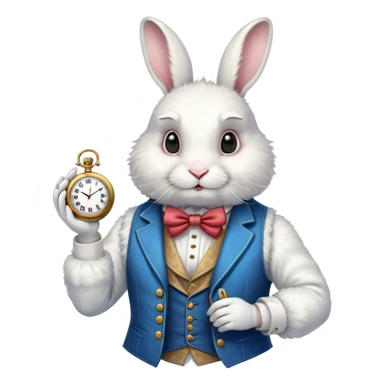 White Rabbit from Alice in Wonderland sticker