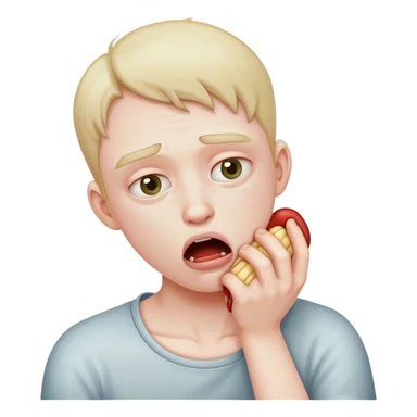 Choking myself sticker