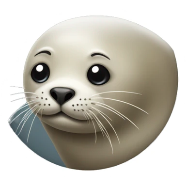 seal with a bow sticker