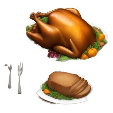 thanksgiving dinner sticker