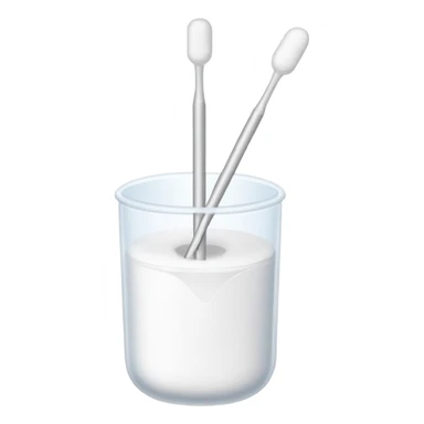 medical Cotton swab sticker