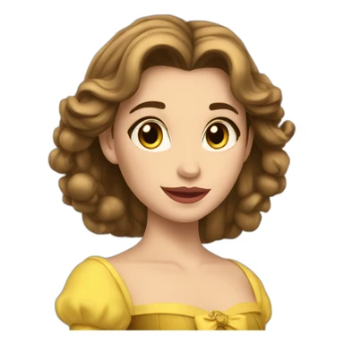 Belle et la bête sticker