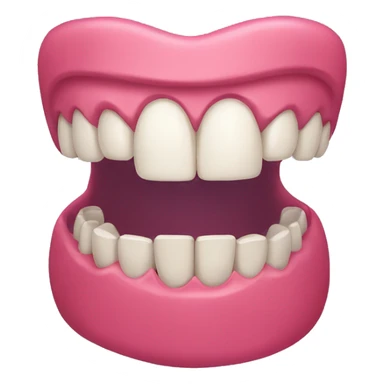 2 big teeth in front sticker