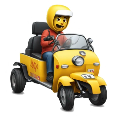 Extreme racing Tuk tuk crosskart  sticker