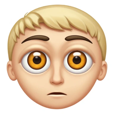 Big eye guy with feet sticker