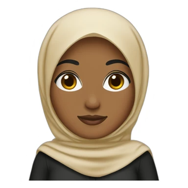 Bitmoji hijab sticker