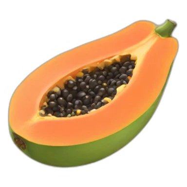 papaya sticker