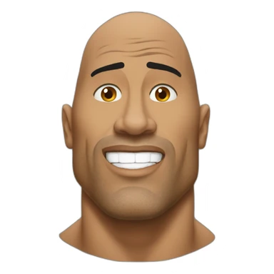 The rock avec une crotte de nez sticker