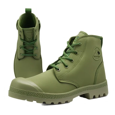 Original Palladium pampa Mens Low Boot Green sticker