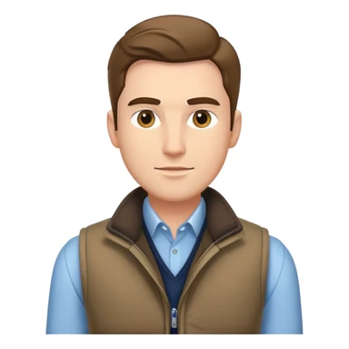 Finance bro gilet  sticker