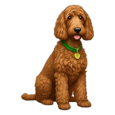 irish doodle sticker