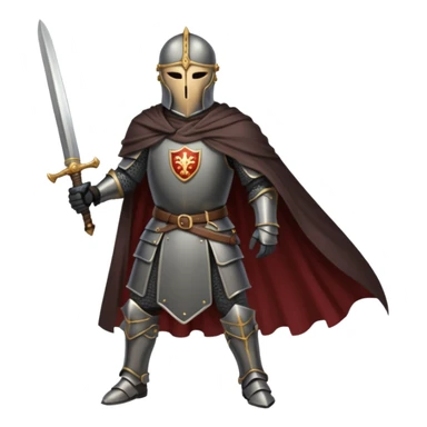 Headless Knight with Sword sticker