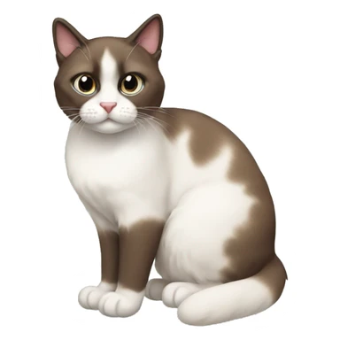 snowshoe cat sticker