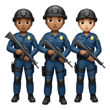 Grupo de fuerzas especiales de la policía sticker
