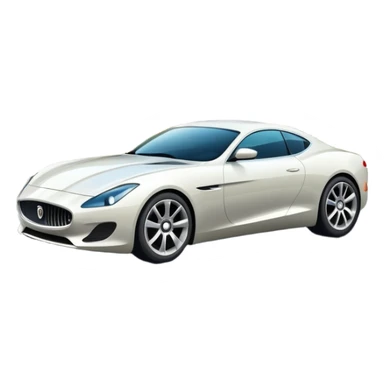 luxury car is driving on a scenic highway with beautiful landscape around sticker