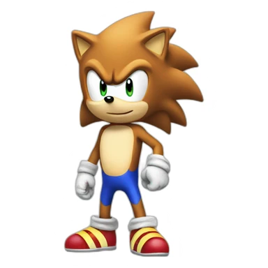 Sonic the Hedgehog emoji sticker