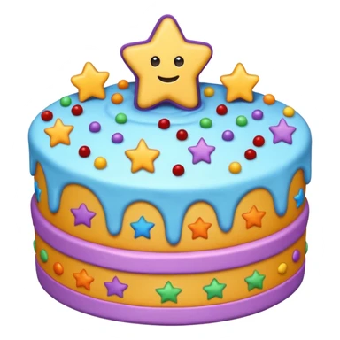 cosmic cake sticker