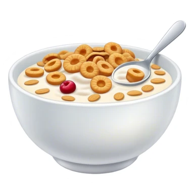 Cereals with milk sticker