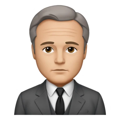 Marlon Brando with dark gray suit sticker