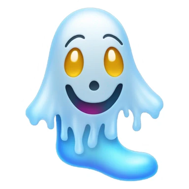 ghost wearing socks sticker