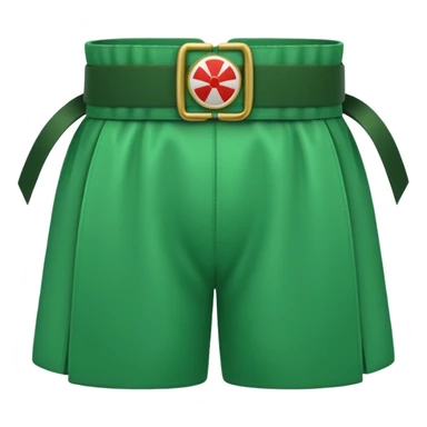 Green karate belt sticker