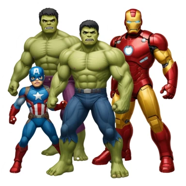 Avengers “assemble” lineup three
 sticker