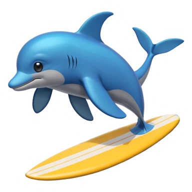 surfing dolfin sticker